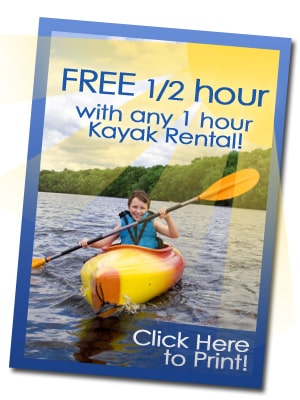 Kayak Rental Special