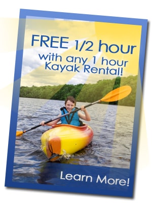 Kayak Rental Special