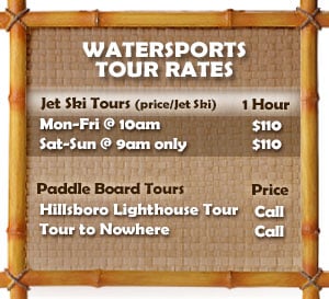 Jet Ski Tour Rates